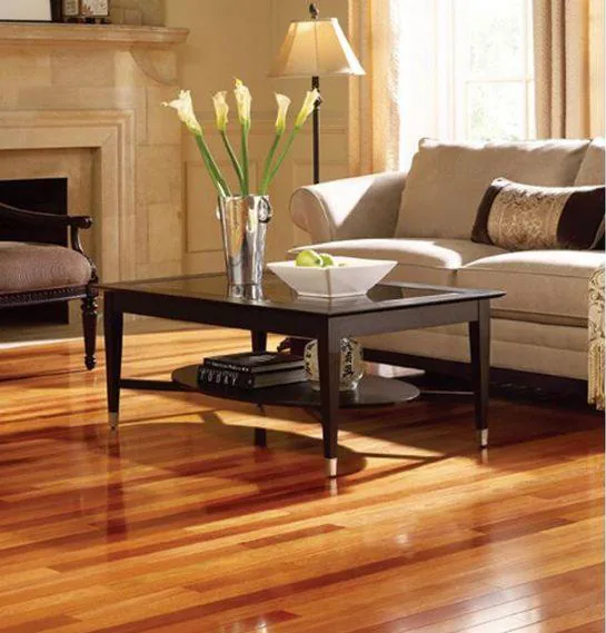 Wood flooring in an everyday living space